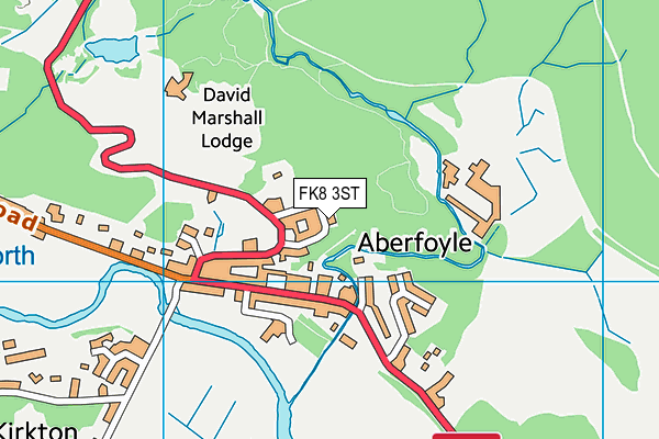 FK8 3ST map - OS VectorMap District (Ordnance Survey)