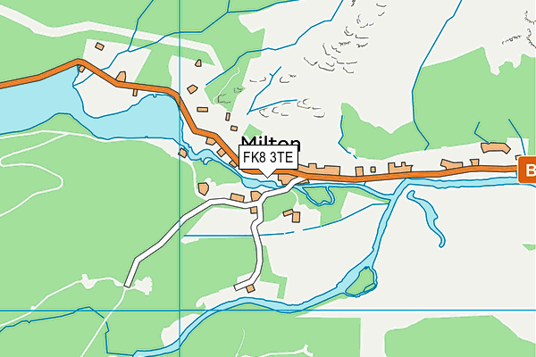 FK8 3TE map - OS VectorMap District (Ordnance Survey)