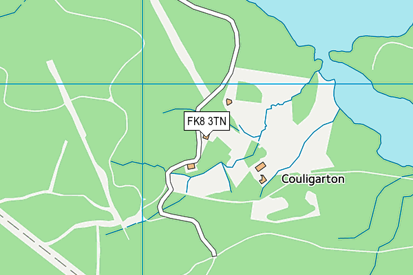 FK8 3TN map - OS VectorMap District (Ordnance Survey)