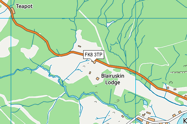 FK8 3TP map - OS VectorMap District (Ordnance Survey)