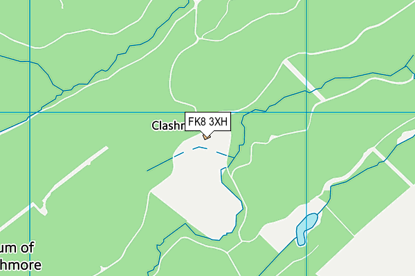 FK8 3XH map - OS VectorMap District (Ordnance Survey)