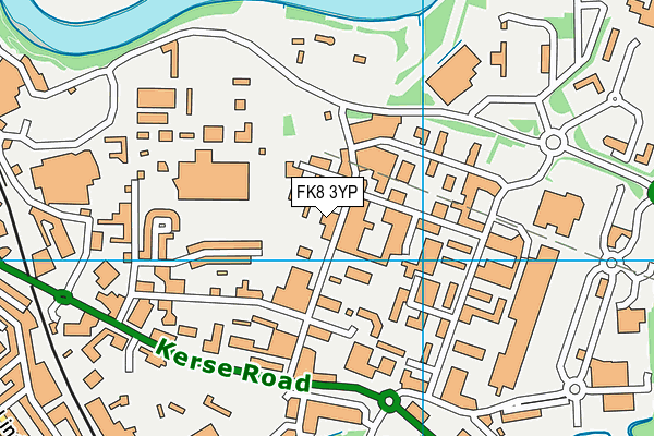 FK8 3YP map - OS VectorMap District (Ordnance Survey)