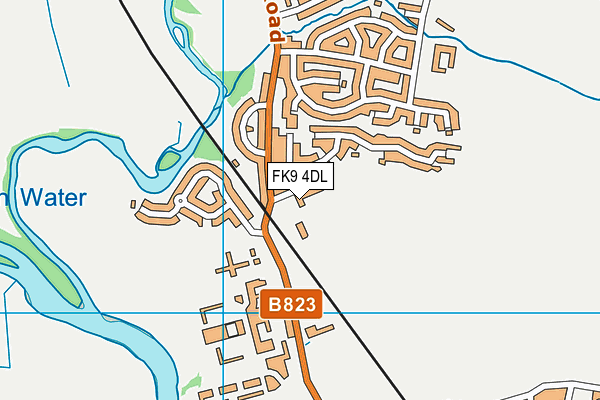 FK9 4DL map - OS VectorMap District (Ordnance Survey)