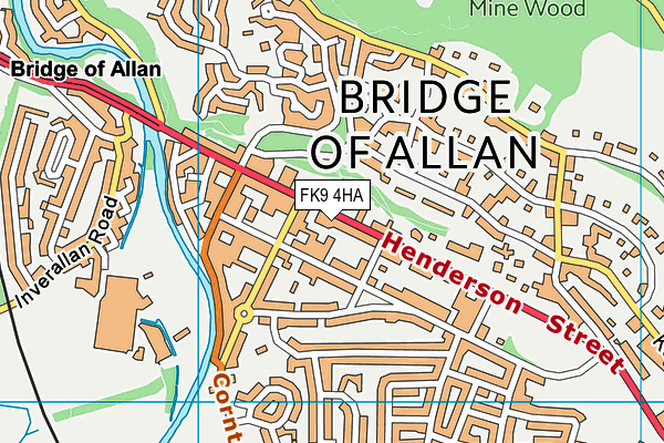 Map of STRATHALLAN MEETING, LIMITED at district scale