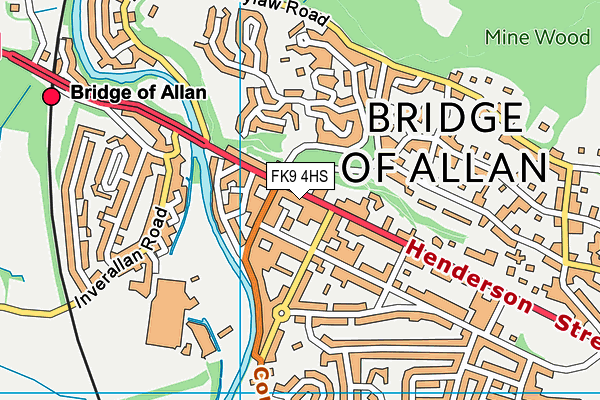 Map of BLINK BRIDGE OF ALLAN LTD at district scale