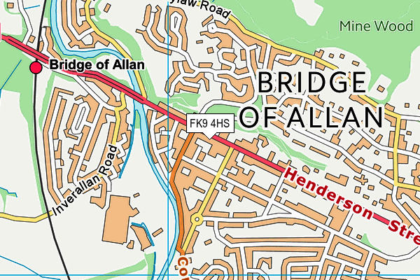 Map of ALLANWATER CHIROPRACTIC CLINIC LIMITED at district scale