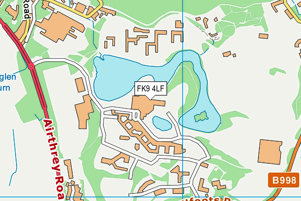 FK9 4LF map - OS VectorMap District (Ordnance Survey)
