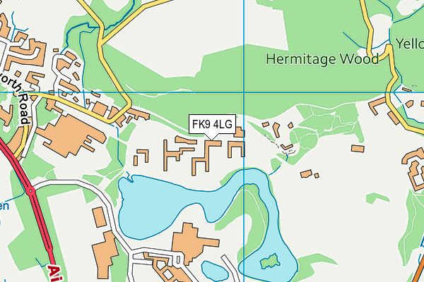 FK9 4LG map - OS VectorMap District (Ordnance Survey)
