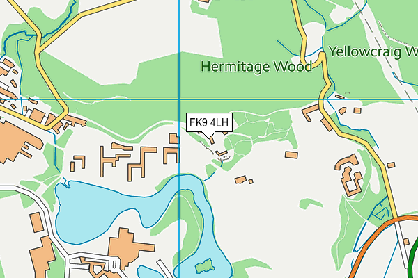 FK9 4LH map - OS VectorMap District (Ordnance Survey)