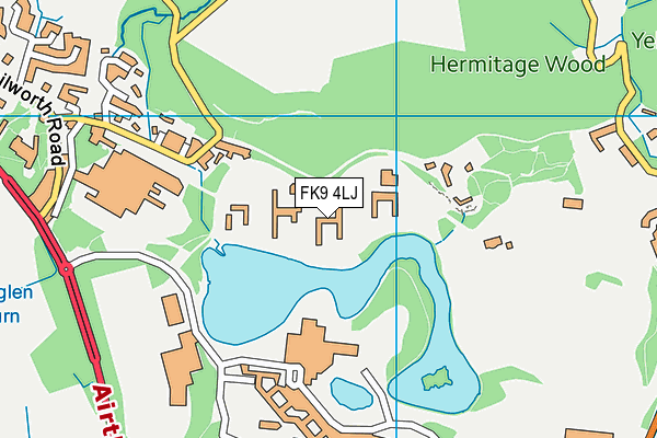 FK9 4LJ map - OS VectorMap District (Ordnance Survey)