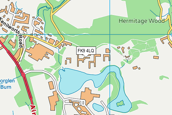 FK9 4LQ map - OS VectorMap District (Ordnance Survey)