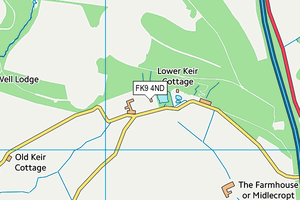 FK9 4ND map - OS VectorMap District (Ordnance Survey)