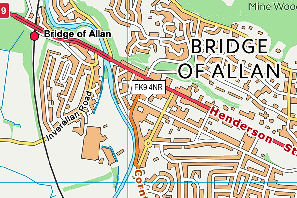 FK9 4NR map - OS VectorMap District (Ordnance Survey)