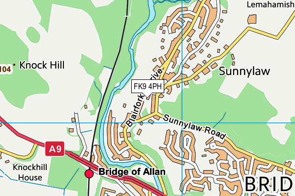 Map of KINGFISHER SCOTLAND LTD at district scale