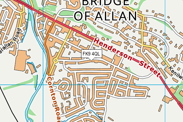 FK9 4QL map - OS VectorMap District (Ordnance Survey)