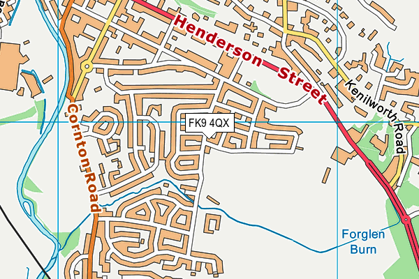 FK9 4QX map - OS VectorMap District (Ordnance Survey)
