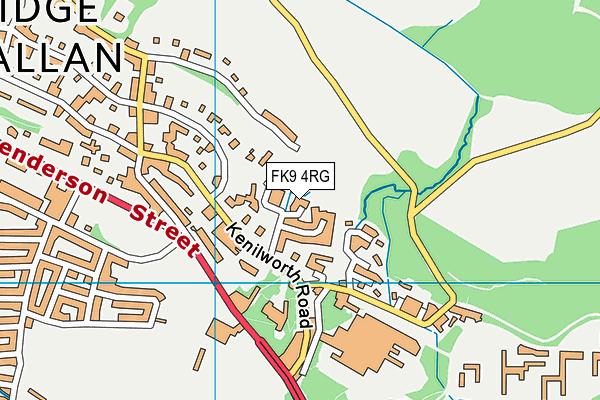 FK9 4RG map - OS VectorMap District (Ordnance Survey)
