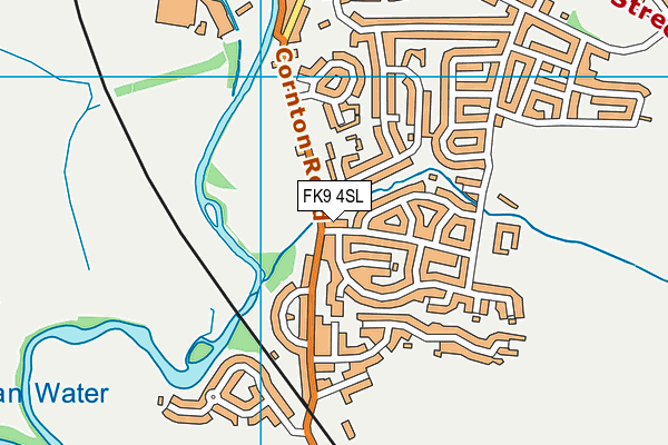 FK9 4SL map - OS VectorMap District (Ordnance Survey)