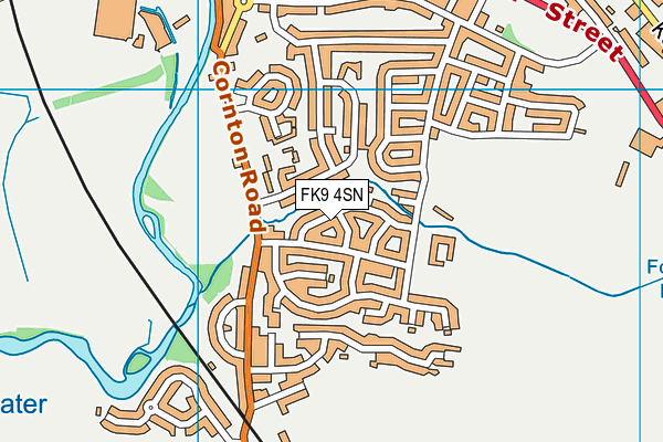 FK9 4SN map - OS VectorMap District (Ordnance Survey)