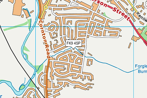 FK9 4SP map - OS VectorMap District (Ordnance Survey)