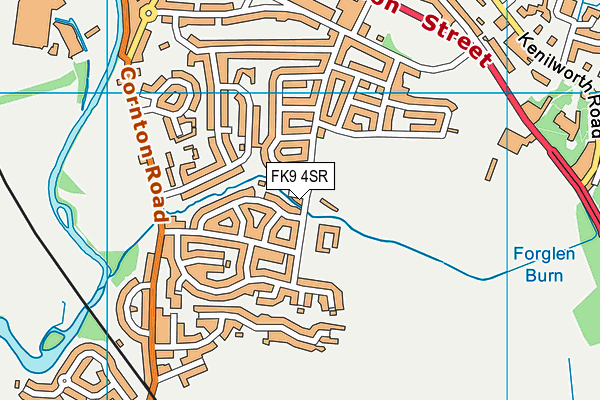 FK9 4SR map - OS VectorMap District (Ordnance Survey)