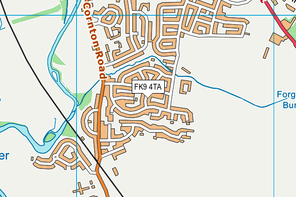 FK9 4TA map - OS VectorMap District (Ordnance Survey)
