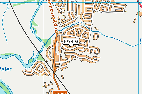 FK9 4TG map - OS VectorMap District (Ordnance Survey)