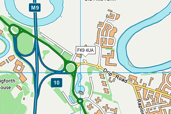 FK9 4UA map - OS VectorMap District (Ordnance Survey)