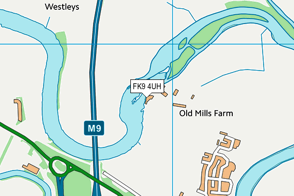 FK9 4UH map - OS VectorMap District (Ordnance Survey)
