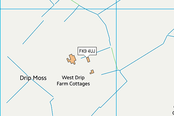 FK9 4UJ map - OS VectorMap District (Ordnance Survey)