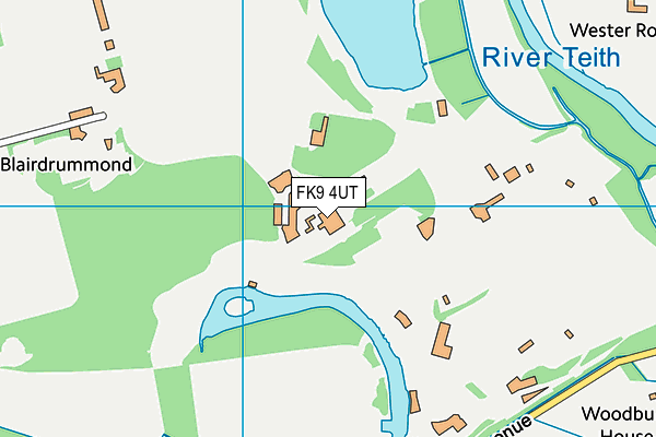 FK9 4UT map - OS VectorMap District (Ordnance Survey)