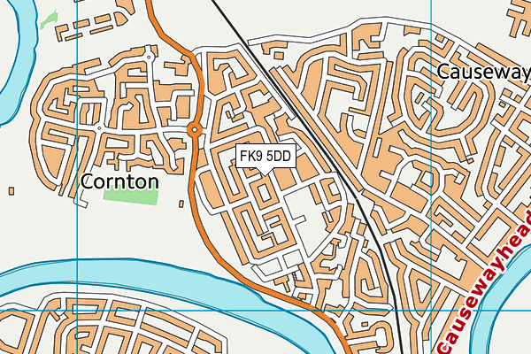 FK9 5DD map - OS VectorMap District (Ordnance Survey)