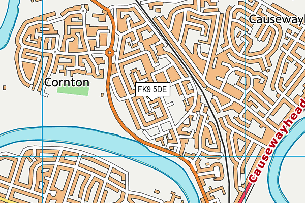 FK9 5DE map - OS VectorMap District (Ordnance Survey)