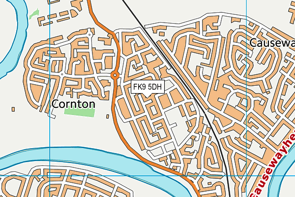 FK9 5DH map - OS VectorMap District (Ordnance Survey)