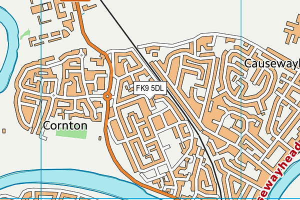 FK9 5DL map - OS VectorMap District (Ordnance Survey)