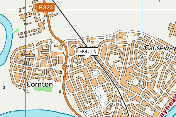 FK9 5DN map - OS VectorMap District (Ordnance Survey)