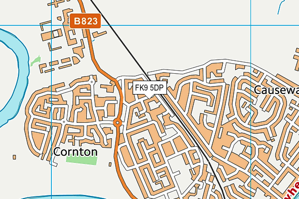FK9 5DP map - OS VectorMap District (Ordnance Survey)