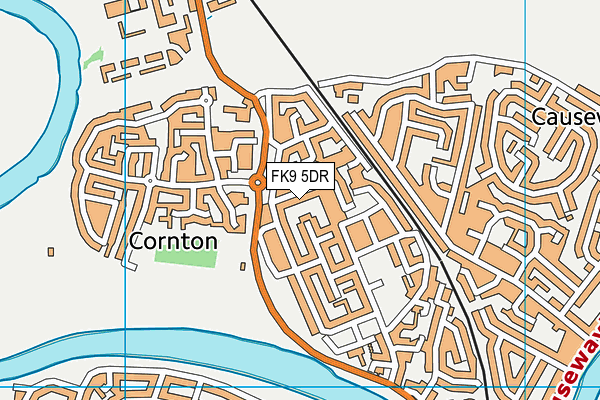 FK9 5DR map - OS VectorMap District (Ordnance Survey)