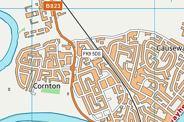 FK9 5DS map - OS VectorMap District (Ordnance Survey)
