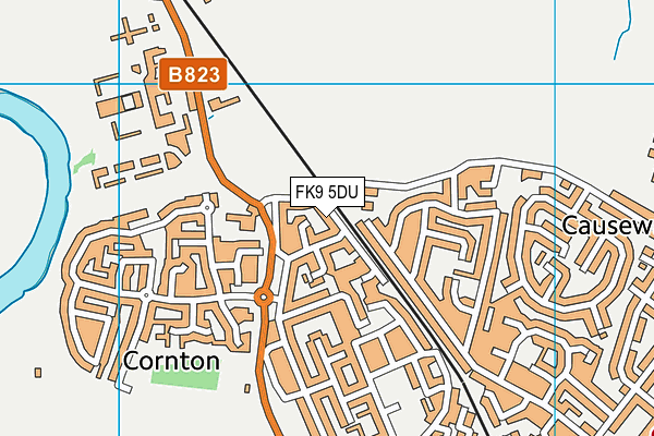 FK9 5DU map - OS VectorMap District (Ordnance Survey)