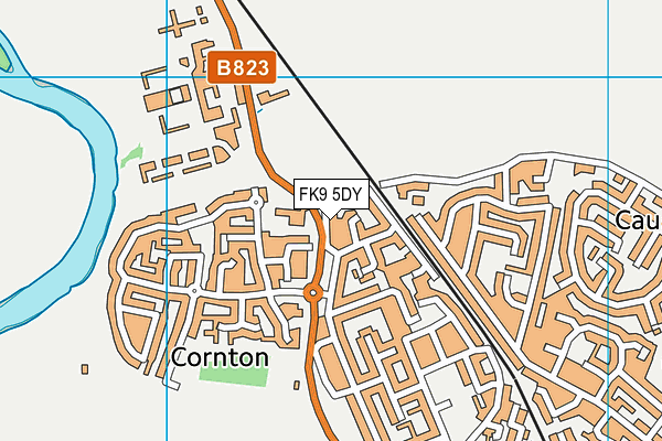 FK9 5DY map - OS VectorMap District (Ordnance Survey)