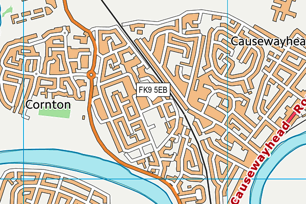 FK9 5EB map - OS VectorMap District (Ordnance Survey)