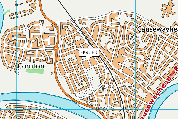 FK9 5ED map - OS VectorMap District (Ordnance Survey)