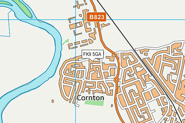 FK9 5GA map - OS VectorMap District (Ordnance Survey)