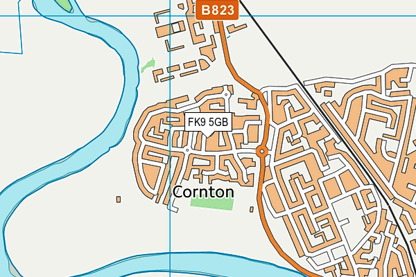 FK9 5GB map - OS VectorMap District (Ordnance Survey)