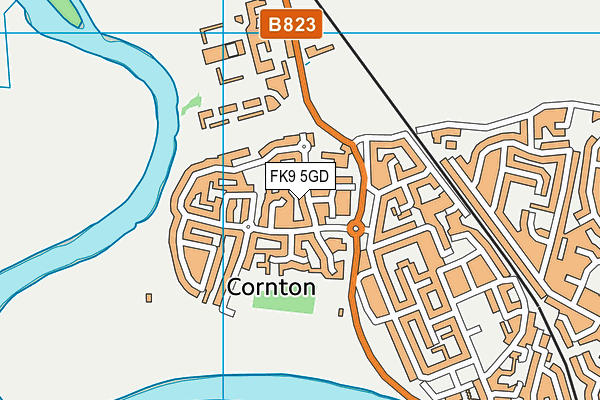 FK9 5GD map - OS VectorMap District (Ordnance Survey)
