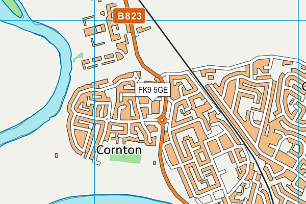 FK9 5GE map - OS VectorMap District (Ordnance Survey)