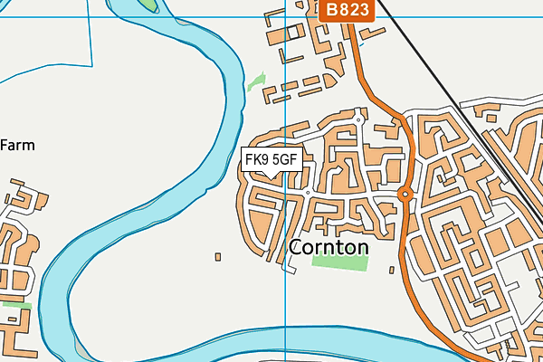 FK9 5GF map - OS VectorMap District (Ordnance Survey)