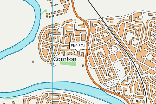 FK9 5GJ map - OS VectorMap District (Ordnance Survey)