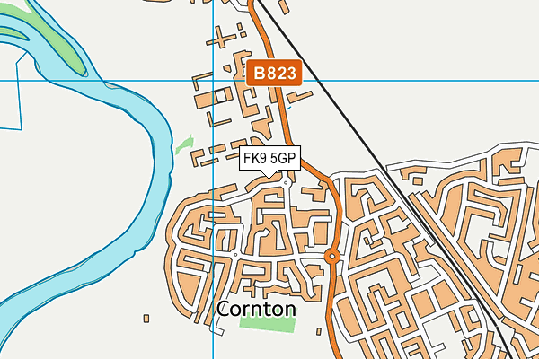 FK9 5GP map - OS VectorMap District (Ordnance Survey)